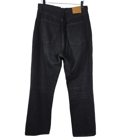 Aritzia| Denim Forum The Joni High Rise Loose Black Pants 29L. - Picture 8 of 16